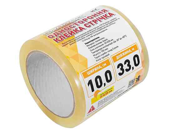 Скотч 100 мкм*33м 10см ширина для пленки УФ 36 стаб Днепр