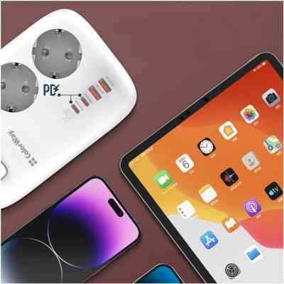 Мережевий фільтр живлення ColorWay CW-CHE34PDW 3 розетки/4USB (CW-CHE34PDW) Вінниця