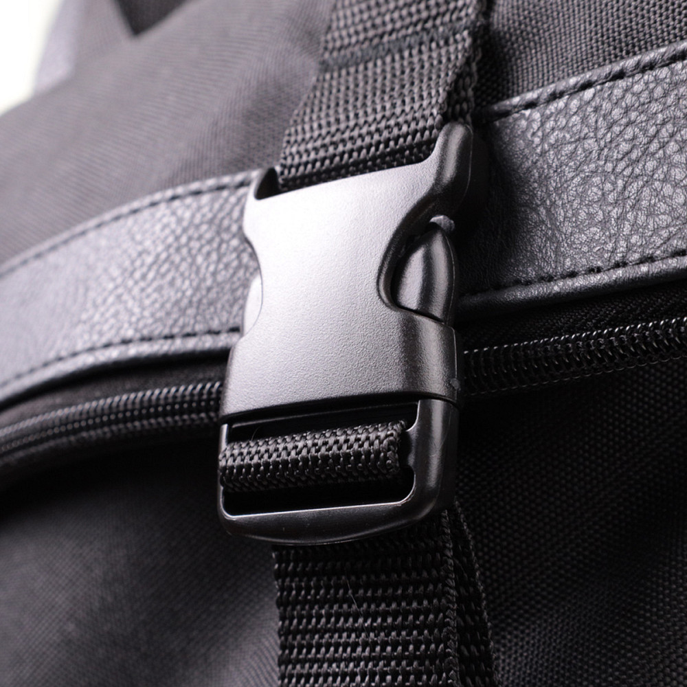 Рюкзак для ноутбука із вставками еко-шкіри FABRA 22582 Чорний Київ - фото 5