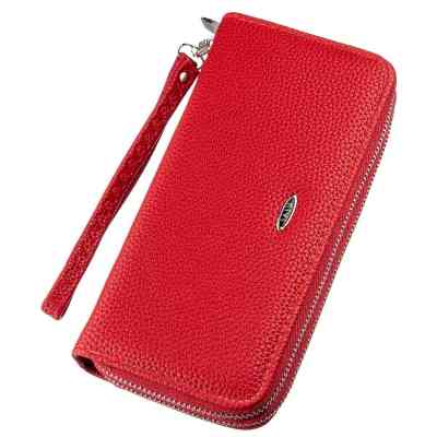 Кошелек Kivi Из зернистой экокожи Красный (19042) Винница