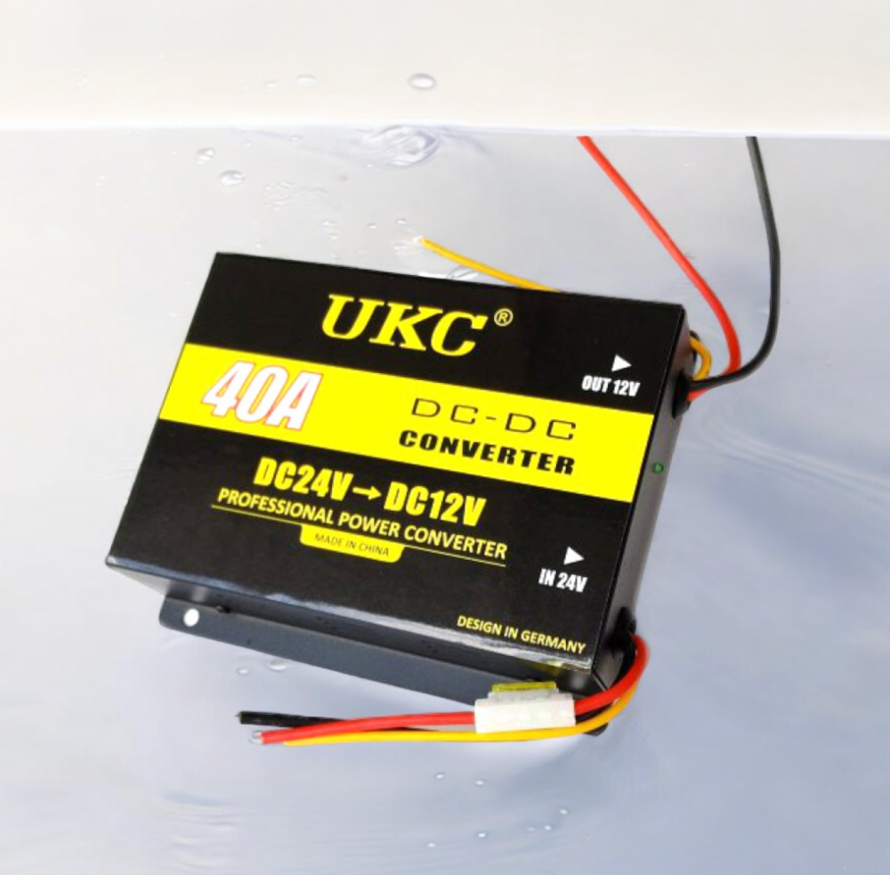 Инвертор DC/DC 24V–12V 40A 480W с защитой от перегрева, перегрузки, КЗ и охлаждающим радиатором Одесса - изображение 1