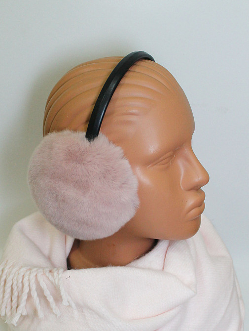 Хутряні навушники Rex жіночі Какао Харків - фото 1