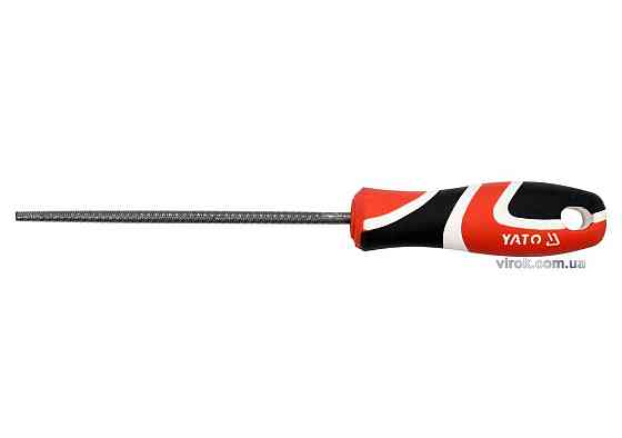 Напильник по металу YATO, круглий l=150 мм, #1 [20/80] Одеса