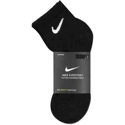 Носки Nike U NK EVERYDAY CUSH ANKLE 3PR SX7667-010 46-50 3 пари Чорні (888407235009) Винница
