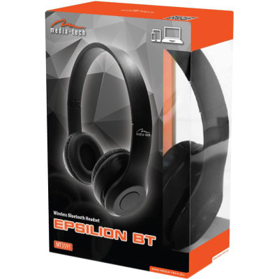 Наушники Media-Tech Epsilion Bluetooth Black (MT3591) Винница - изображение 5