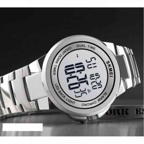 Чоловічий наручний годинник Skmei 1712 Сріблястий Вінниця