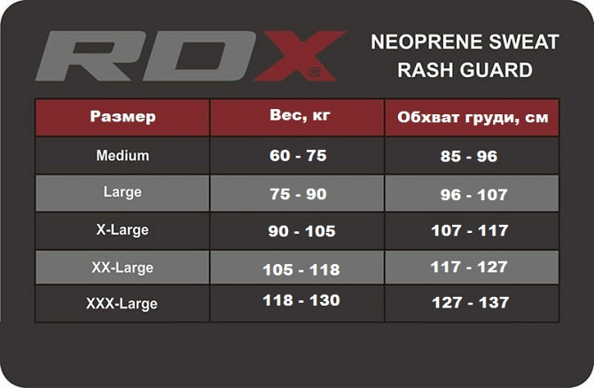 Рашгард сауна RDX Neoprenne Black 3XL Кам'янське - фото 5