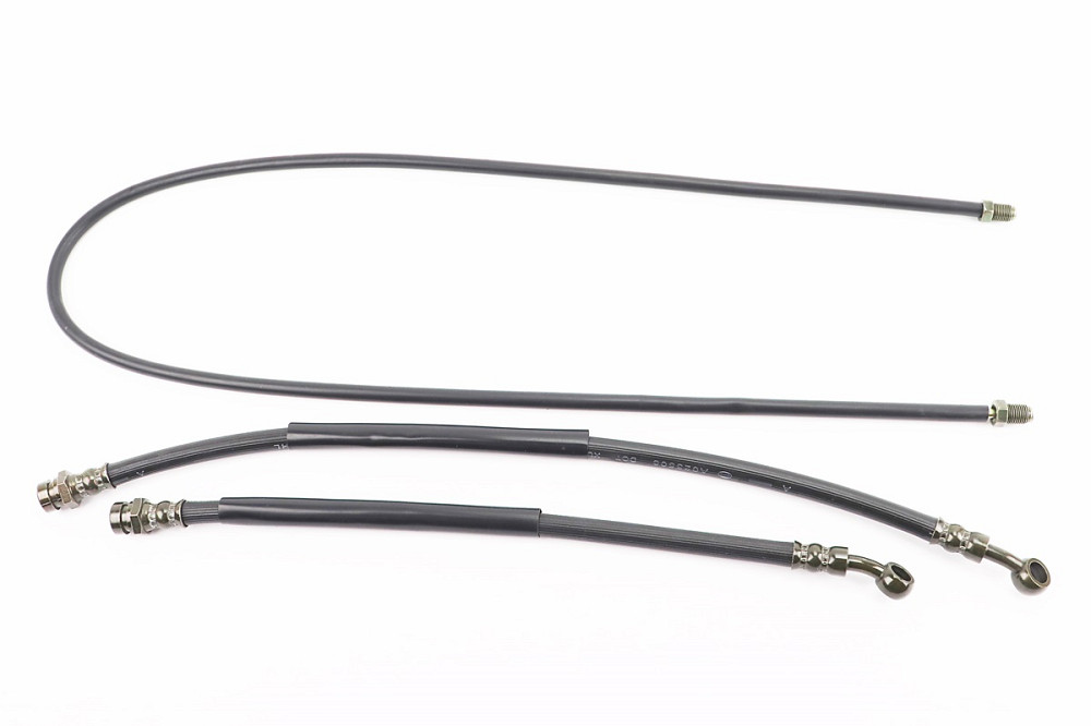 Шланг гальмівний задній в зборі 185см (під болт-штуцер 10/10мм) Київ - фото 1