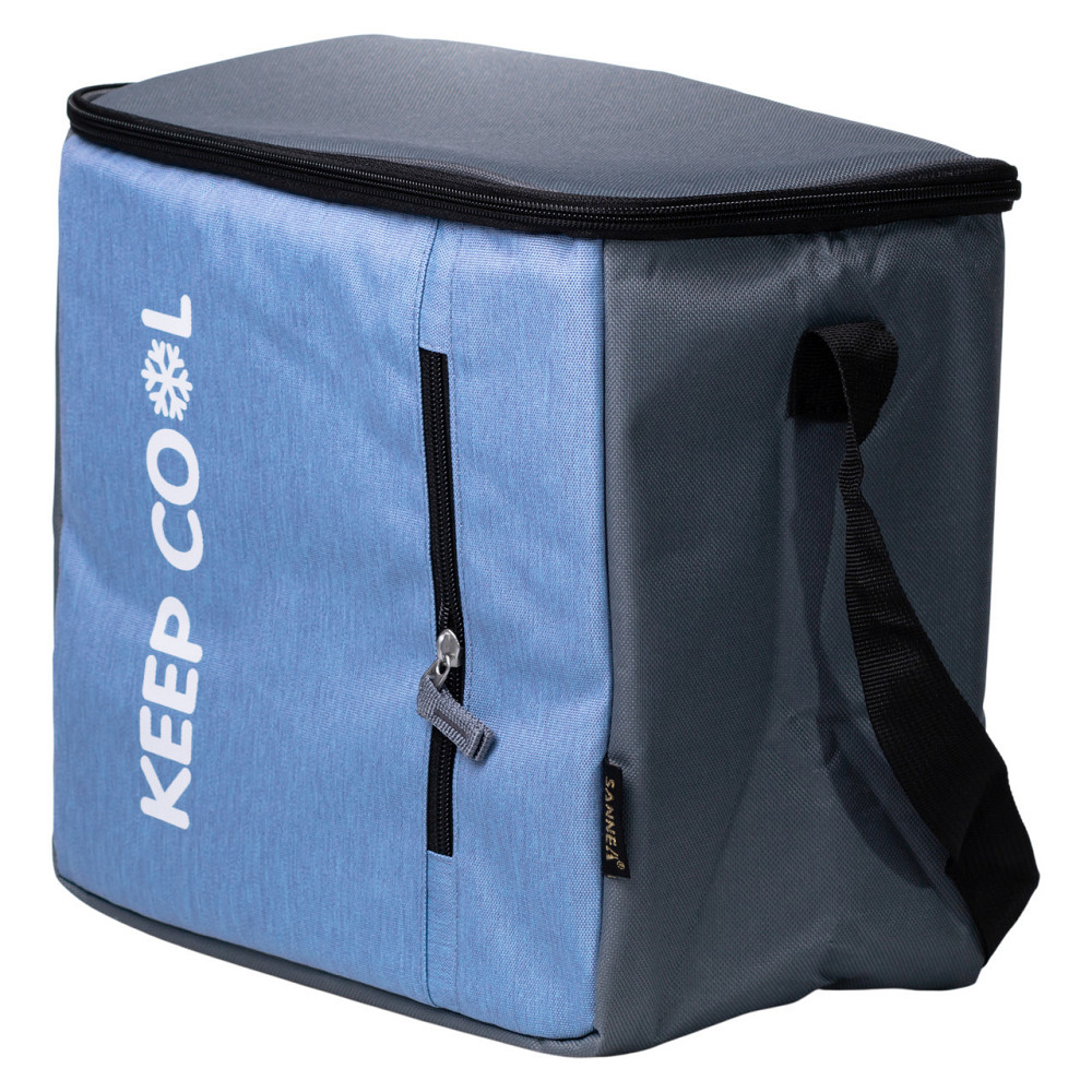 Термосумка для їжі та напоїв, 16 л, голуба Київ - фото 4