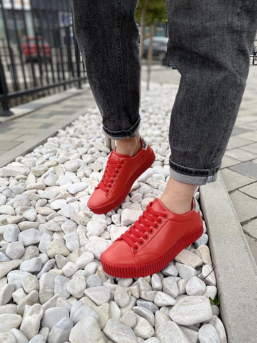 Vices Кросівки жіночі VICES 7170-19 червоні (весна-осінь, еко-шкіра) (1472) Коломия - фото 3