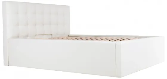 Кровать Двуспальная Chester VIP с высокими царгами 160 х 200 см Fly 2200 С дополнительной металлической цельносварной рамой Белый Киев