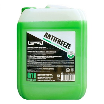 Антифриз HighWay -40 LONG LIFE G11 зелений 10кг (10120) Вінниця - фото 1