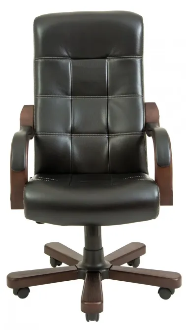 Офисное Кресло Руководителя Richman Virginia Titan Black Wood Lux М1 Tilt Черный Киев - изображение 2