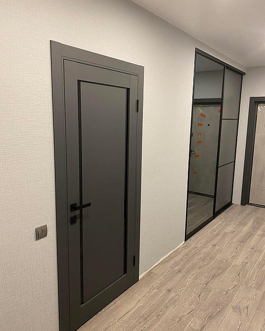 Двері екокошпон, Полотно, серія Millenium (ML-62) Темно сірий Київ - фото 6