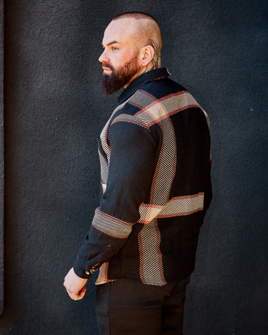 Тепла чоловіча сорочка Мадрид Чорний XL Харків - фото 3