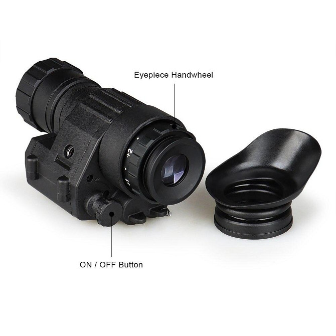 Монокуляр нічного бачення Night Vision PVS-14 4х (до 400м) + набір кріплень на шолом Вінниця - фото 6