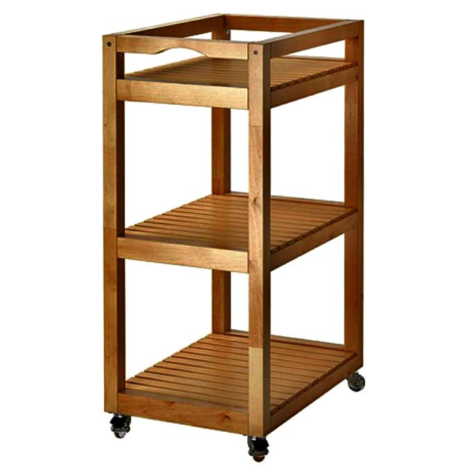 Етажерка для ванної на коліщатах "Туріман" охра Миколаїв - фото 1