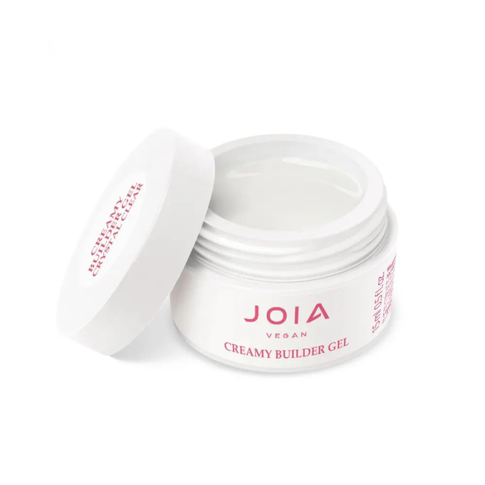 Моделирующий гель для ногтей Creamy Builder Gel 001 Crystal Clear JOIA vegan 15 мл Киев - изображение 6