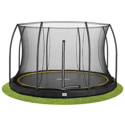 Батут Salta Comfort Edition Ground круглий 427 см Чорний (5398A) Винница