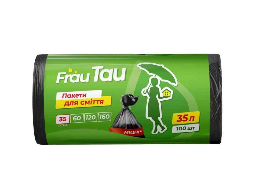 Пакеты д/мусора 35л/100шт ТМ Frau Tau Solmir Киев - изображение 1