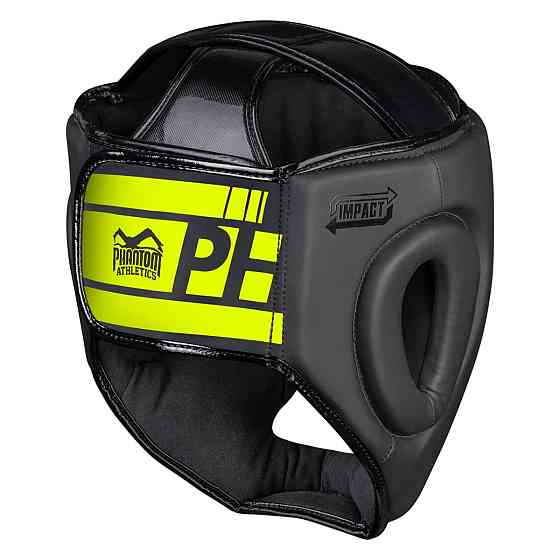 Боксерський шолом APEX Full Face Neon One Size Black/Yellow (капа в подарунок) Кам'янське