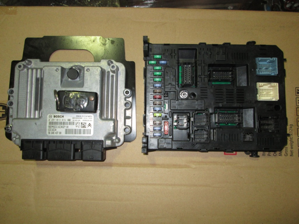 Блок керування двигуном Citroen Berlingo 1.6 hdi 2008-2015 (0281013872) Ковель - фото 1