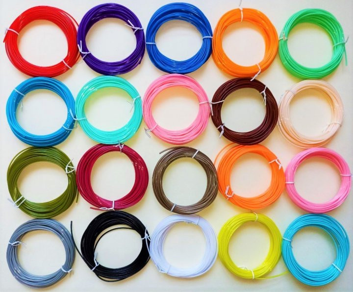 Пластик PLA для 3Д ручки. 1 моток 10 метров (разные цвета) Киев - изображение 2