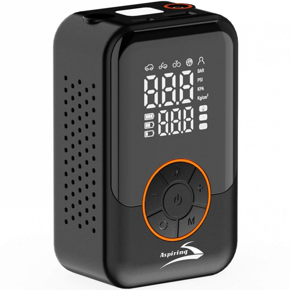 Автомобільний портативний компресор Aspiring Storm 5 70W Power Bank 4000 мАг/LED Винница - изображение 6