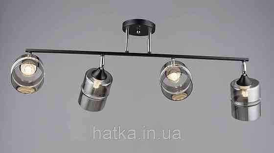 Люстра B K2286/4 BK+CH (Чорний + Хром) Київ