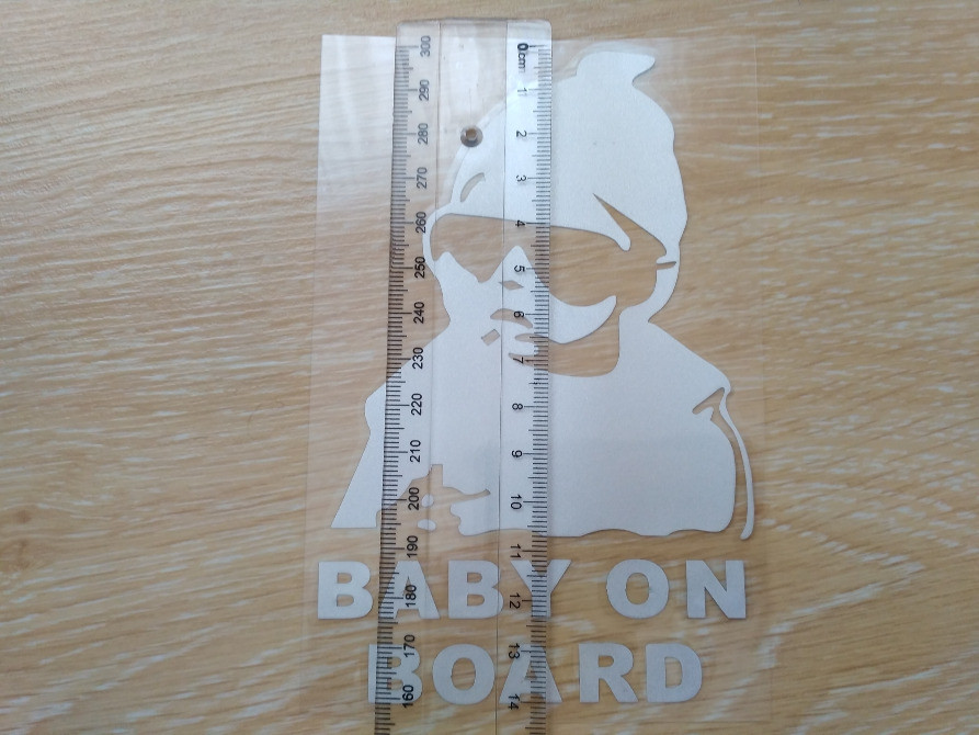 Наклейка на авто Ребенок в машине"Baby on board" Б Киев - изображение 4