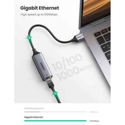 Переходник USB 3.0 to Ethernet RJ45 1000 Mb CM209 Ugreen (50922) Винница