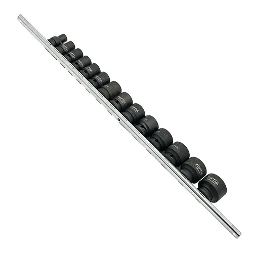Набір головок ударних дюймових 1/2" 3/8...1-1/4 14 од. (на планці) TOPTUL GBAQ1401D Одеса - фото 1