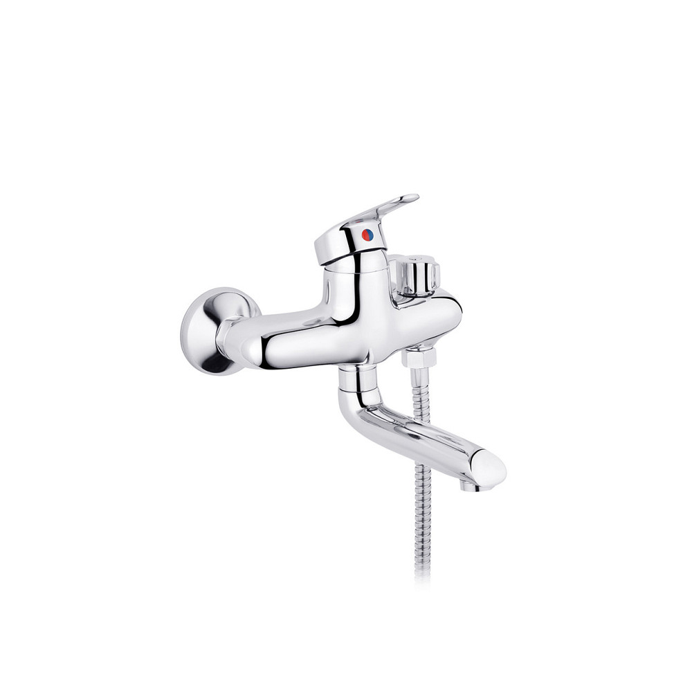 Змішувач для ванни Agua Sevilla - C061 з душовим гарнітуром, хром Київ - фото 3