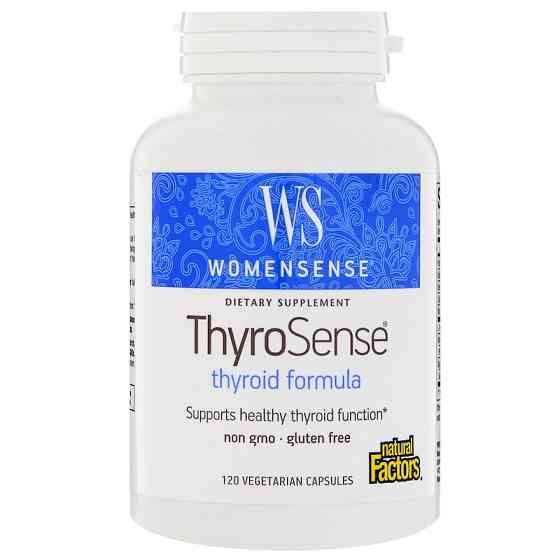 Поддержка щитовидной железы для женщин (WomenSense ThyroSense Thyroid Formula) 120 капсул Киев