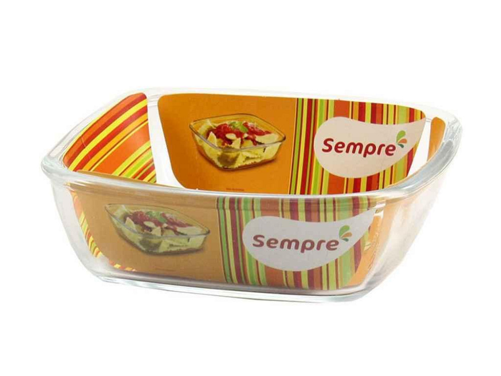 Форма д/запікання скл. квадратна 1,5л 6311 ТМ SEMPRE Київ - фото 1