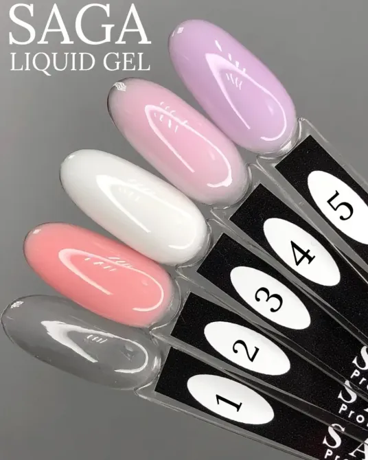 Гель жидкий с кистью SAGA Liquid 15 мл Киев - изображение 9