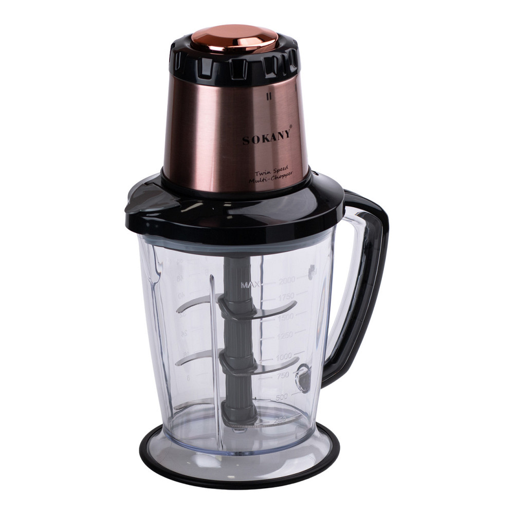Sokany Чопер подрібнювач Sokany SK-7039 з чашею об'ємом 2 л SK-7039 Коломия - фото 4