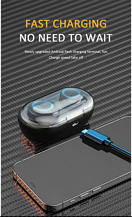 Бездротові навушники TWS Y50 Bluetooth 5.0 + DER Київ - фото 8