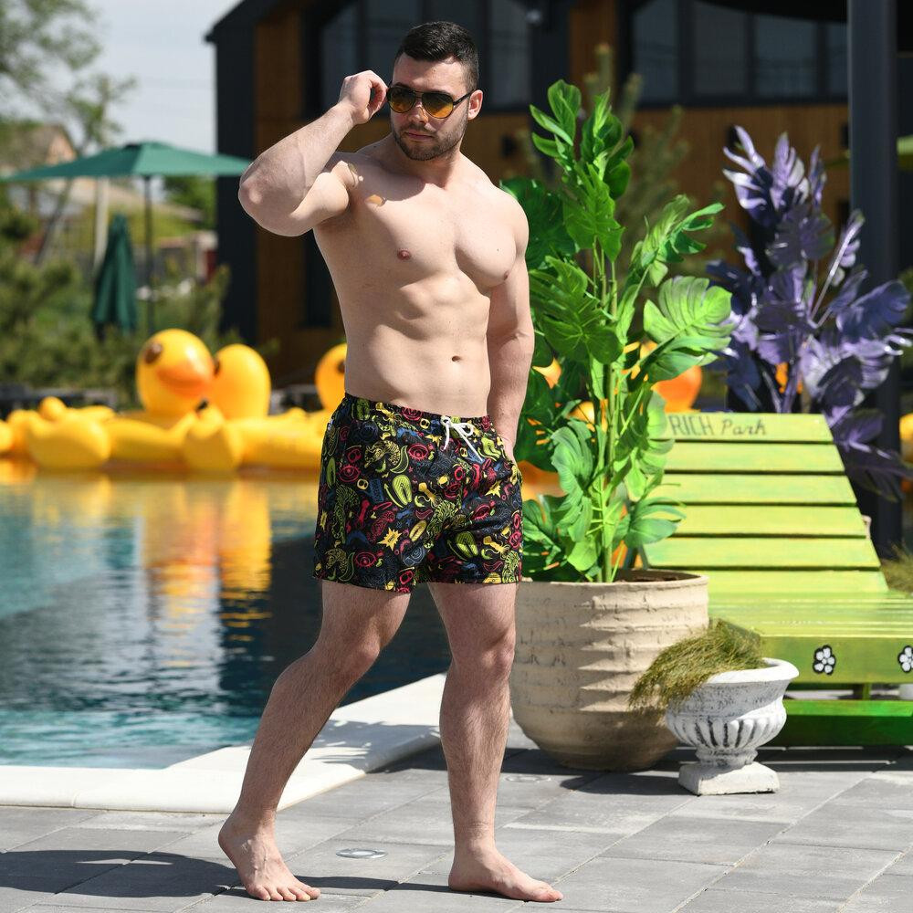 Плавальні шорти чоловічі Pobedov Pool day Tigr i oko Київ - фото 5