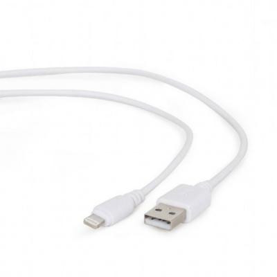 Дата кабель USB 2.0 AM to Lightning 0.1m Cablexpert (CC-USB2-AMLM-W-0.1M) Винница - изображение 1