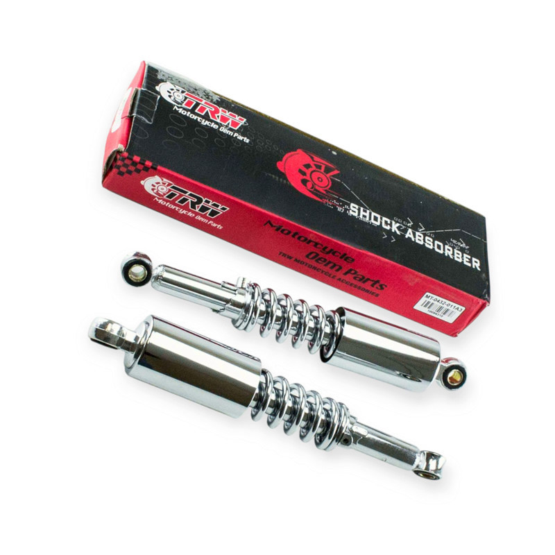 Амортизатор DELTA, Минск 340мм регулируемые короткий стакан хром (пара) задний Мукачево - изображение 1