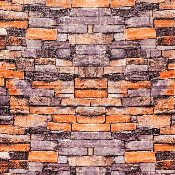 3D панель песчаник Катеринославский кирпич, самоклеящаяся Киев