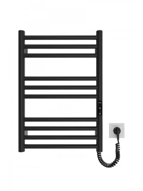 Електрична рушникосушка HF Greenwich 570х430 TR K чорна матова Київ - фото 3