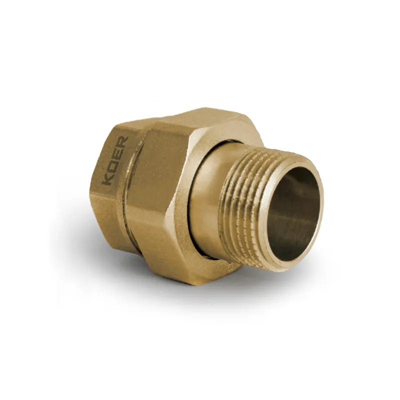 Згін американка прямий, без нікелю Koer KR.341.WN - 1/2" (KR4736) Київ - фото 1