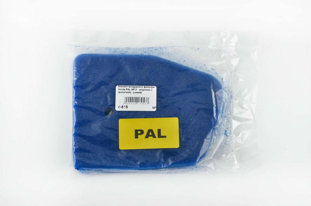 Элемент воздушного фильтра Хонда Пал AF17 (поролон с пропиткой) (синий) AS Мукачево - изображение 1