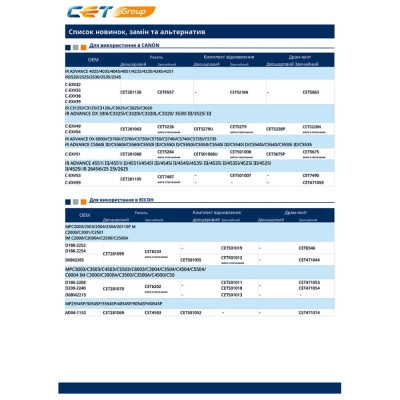 Чистящее лезвие Kyocera Mita ECOSYS P2235dn, DK1150, 200K, two-layer CET (CET281064) Винница - изображение 4