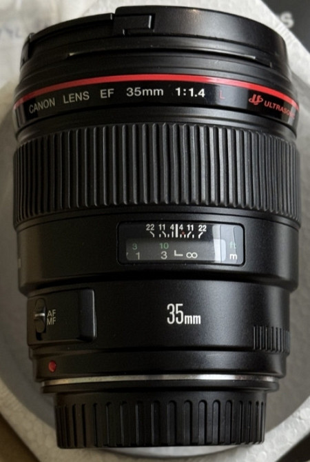 Объектив Canon EF 35mm f/1.4L USM . Киев - изображение 6