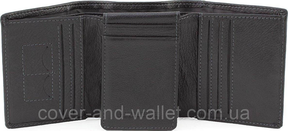 Мужской компактный кошелек тройного сложения на магнитах Marco Coverna MC 618 Киев - изображение 9