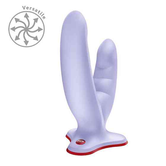Двойной фаллоимитатор Fun Factory RYDE Purple, гибкие стволы, присоска Sex Aura Киев