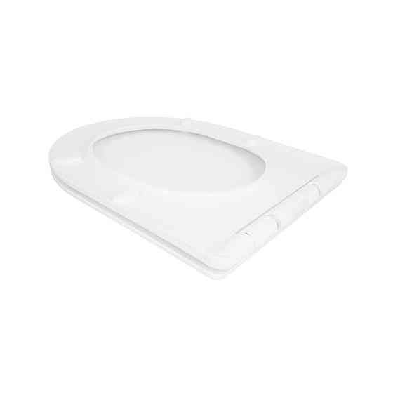 Сидіння для унітаза Qtap (Taurus 490) 422x360x30 мм, White, з мікроліфтом, Slim Duroplast, Quick Release QTSC179W49383 Київ